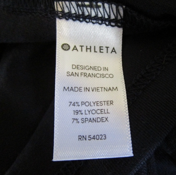 NWT Athleta Encore Tee Navy Blue - Picture 6 of 7